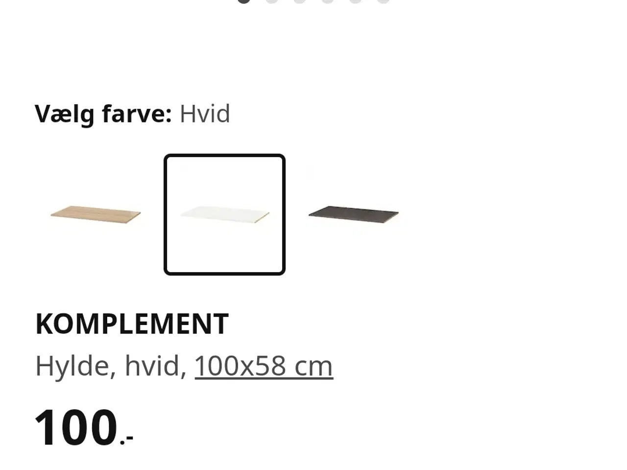 Billede 2 - IKEA hylde til PAX skabe