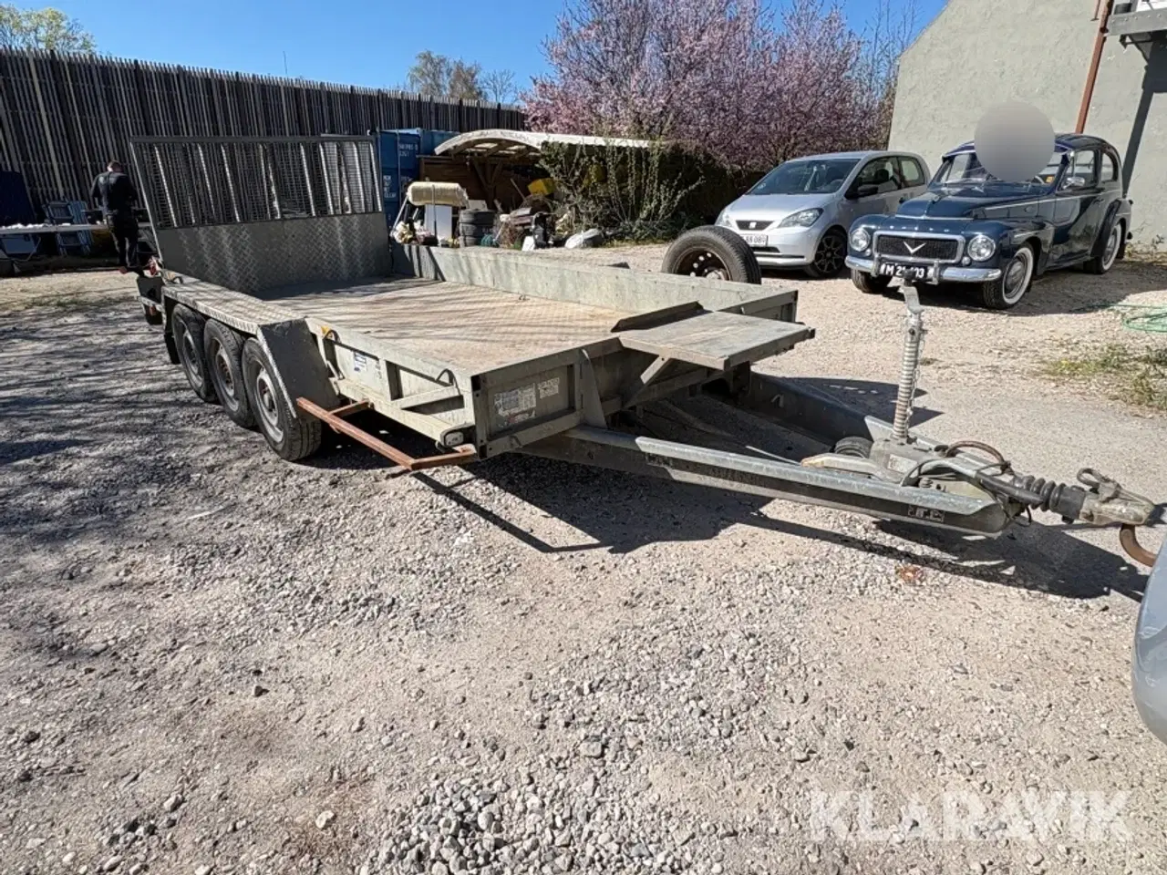 Billede 2 - Maskintrailer 3 akslet Ifor Williams GP147-3 3500kg