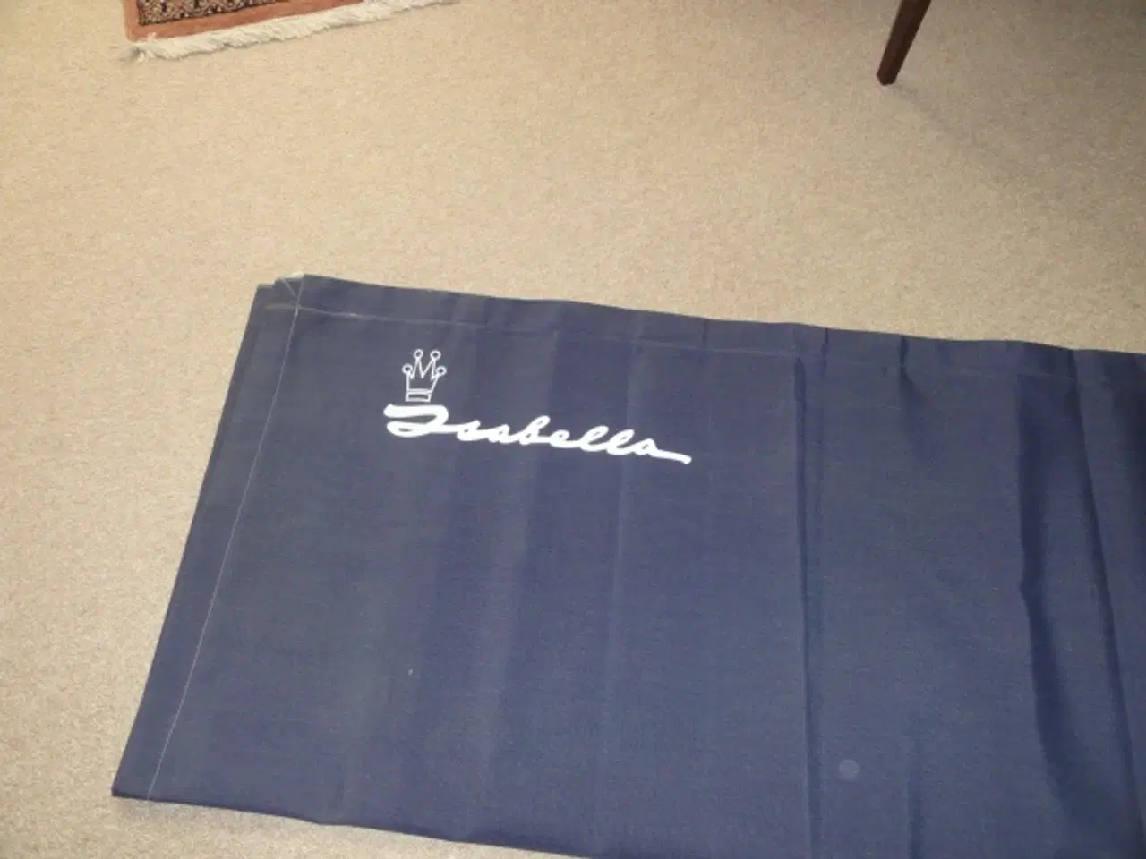 Billede 1 - Isabella 3 fløjet læsegl i blå. 450 x140 cm.