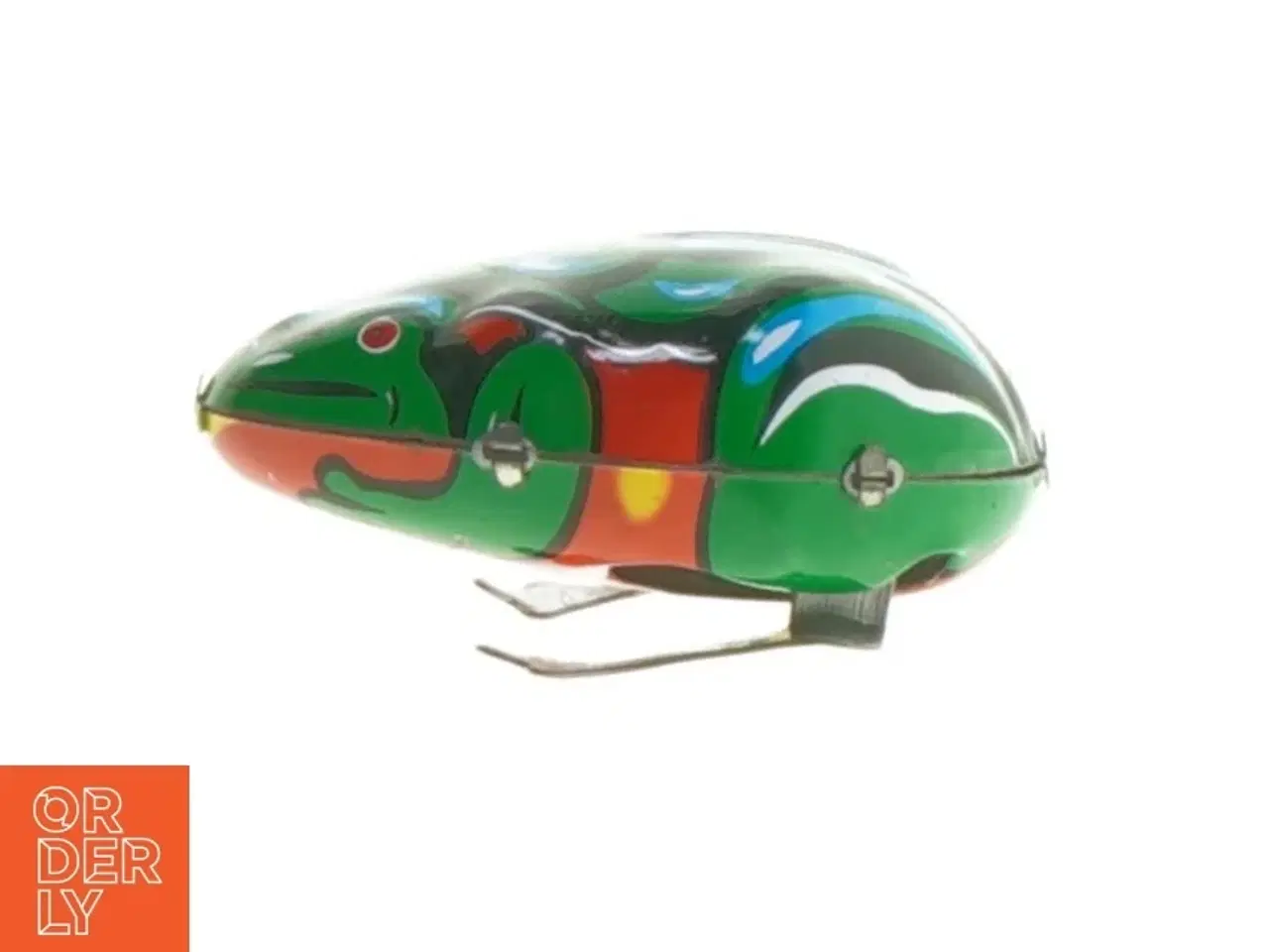 Billede 2 - Optrækkelig metal frø  (str. 8 cm)