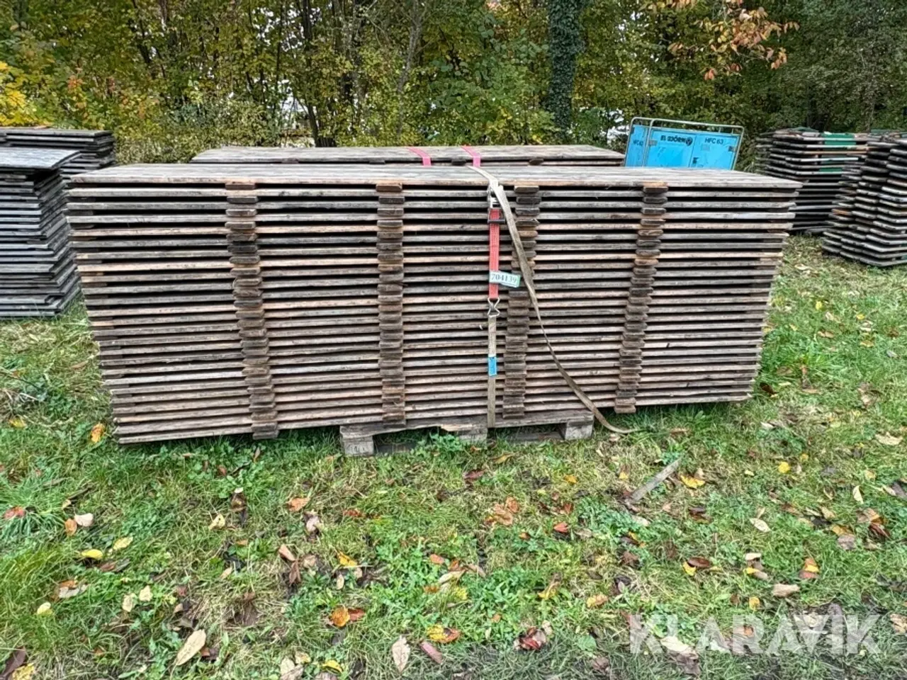 Billede 2 - Gulv til telt 3 paller 60 styk