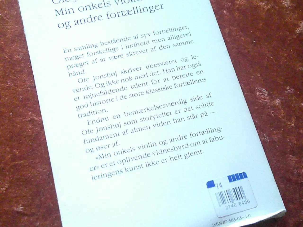 Billede 3 - Min onkels violin og andre fortællinger, 