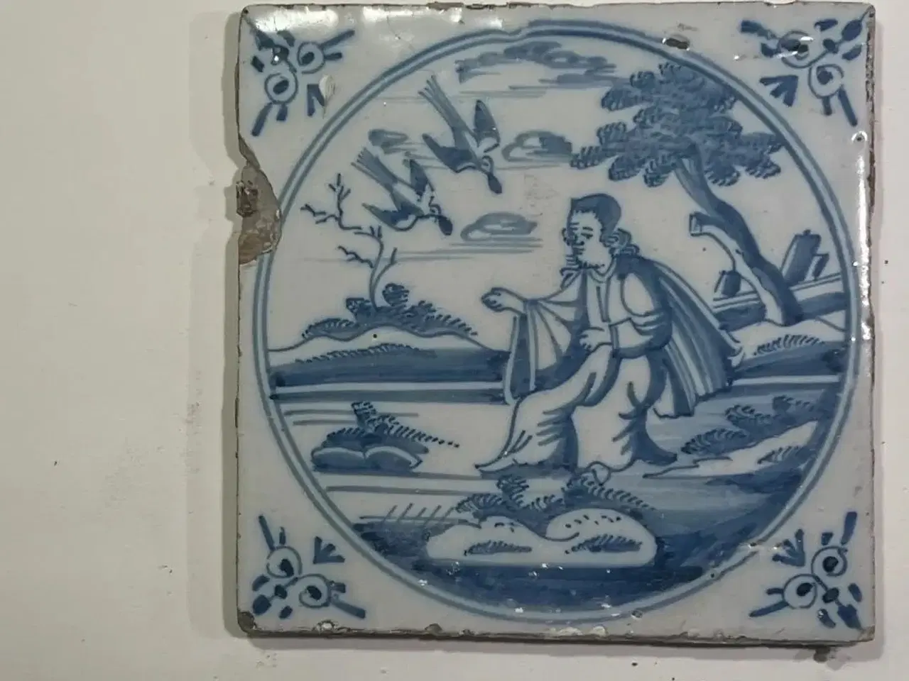 Billede 8 - Hollandske Delft klinker med religiøse motiver