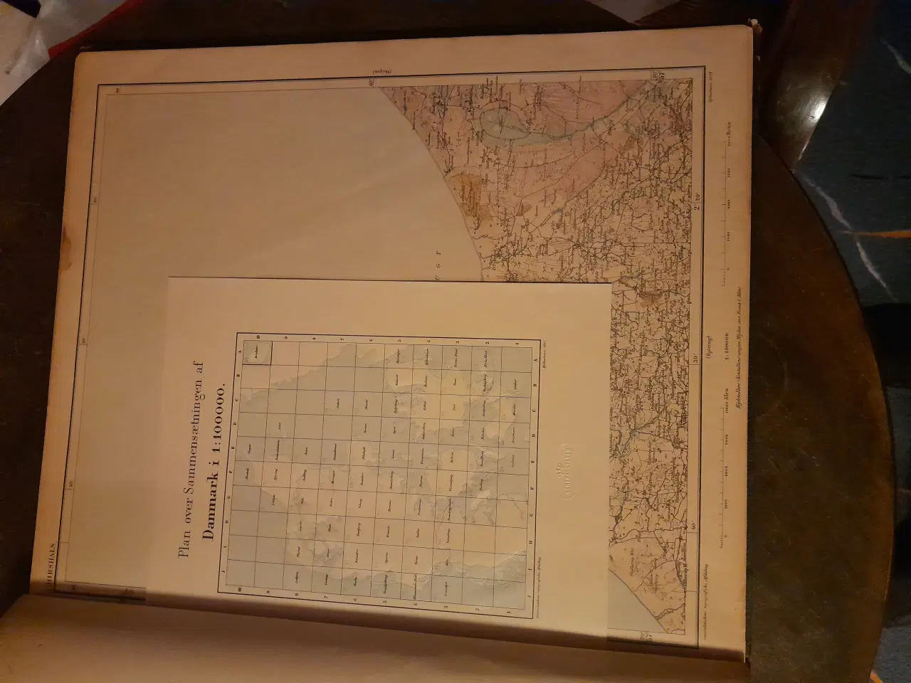 Billede 3 - Landkort, 1 cm, 2 cm og antik 1 cm