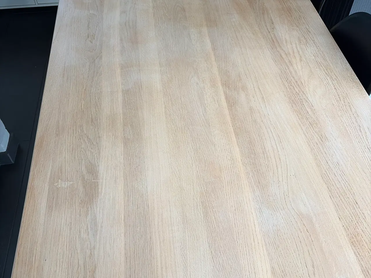 Billede 3 - Haslev spisebord i eg med 2 tillægsplader