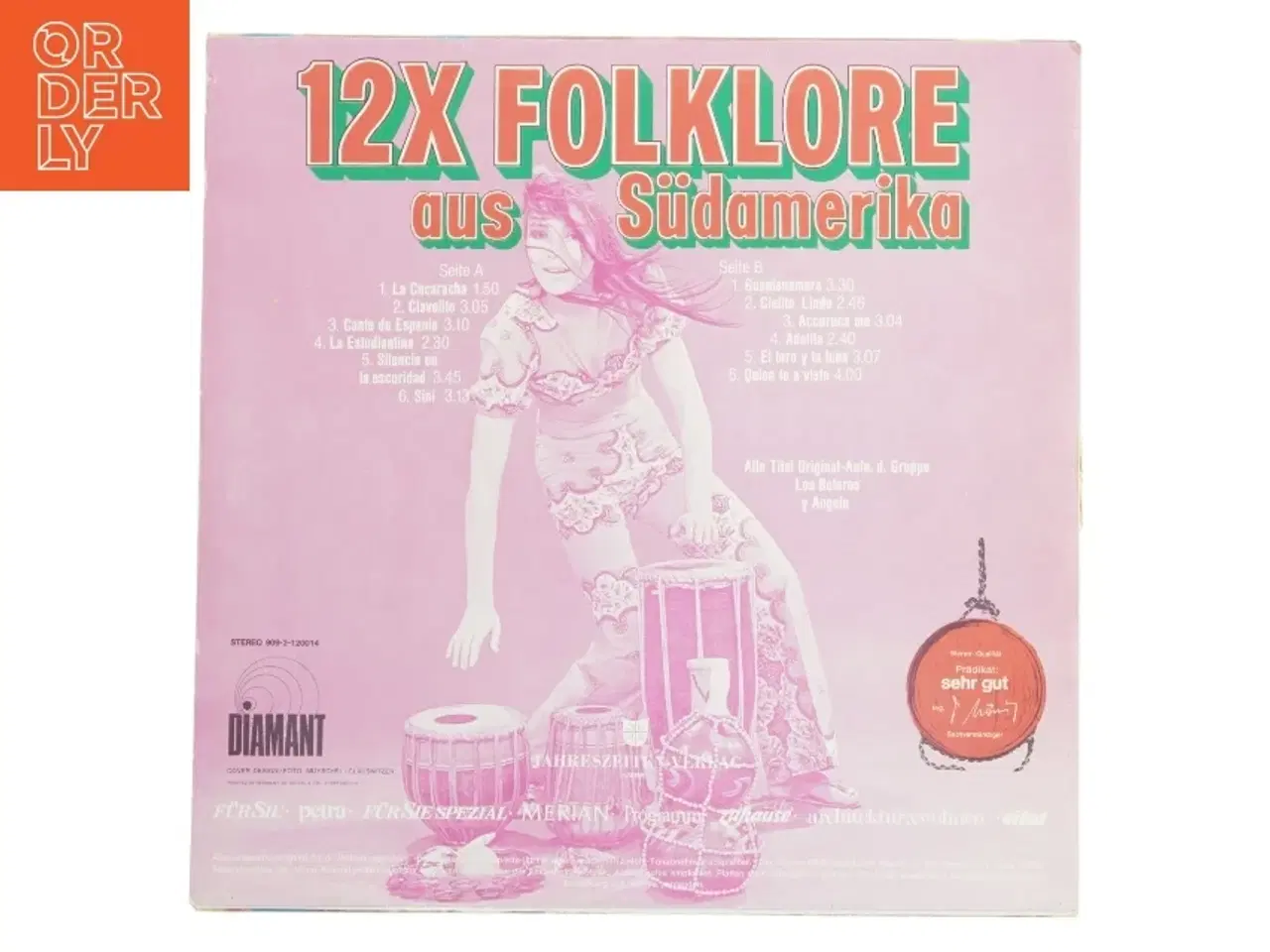 Billede 2 - 12X Folklore aus Südamerika LP