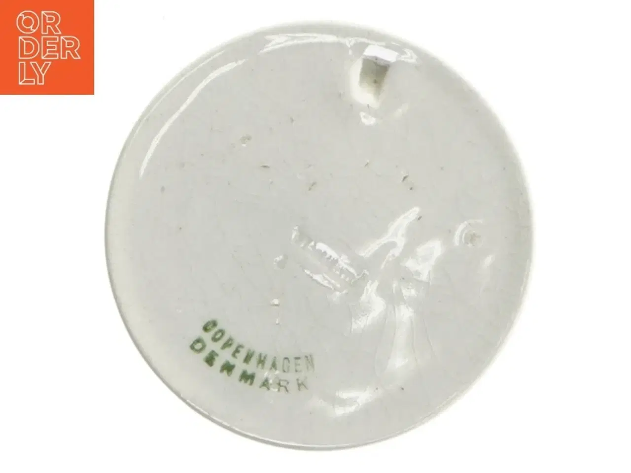 Billede 2 - Keramikvægskive fra Børnehjælpsdagen 1917 (str. Ø 9 cm)