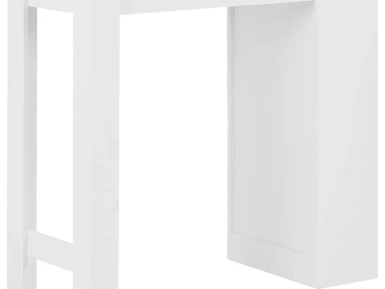 Billede 3 - Barbord med hylde 110x50x103 cm hvid