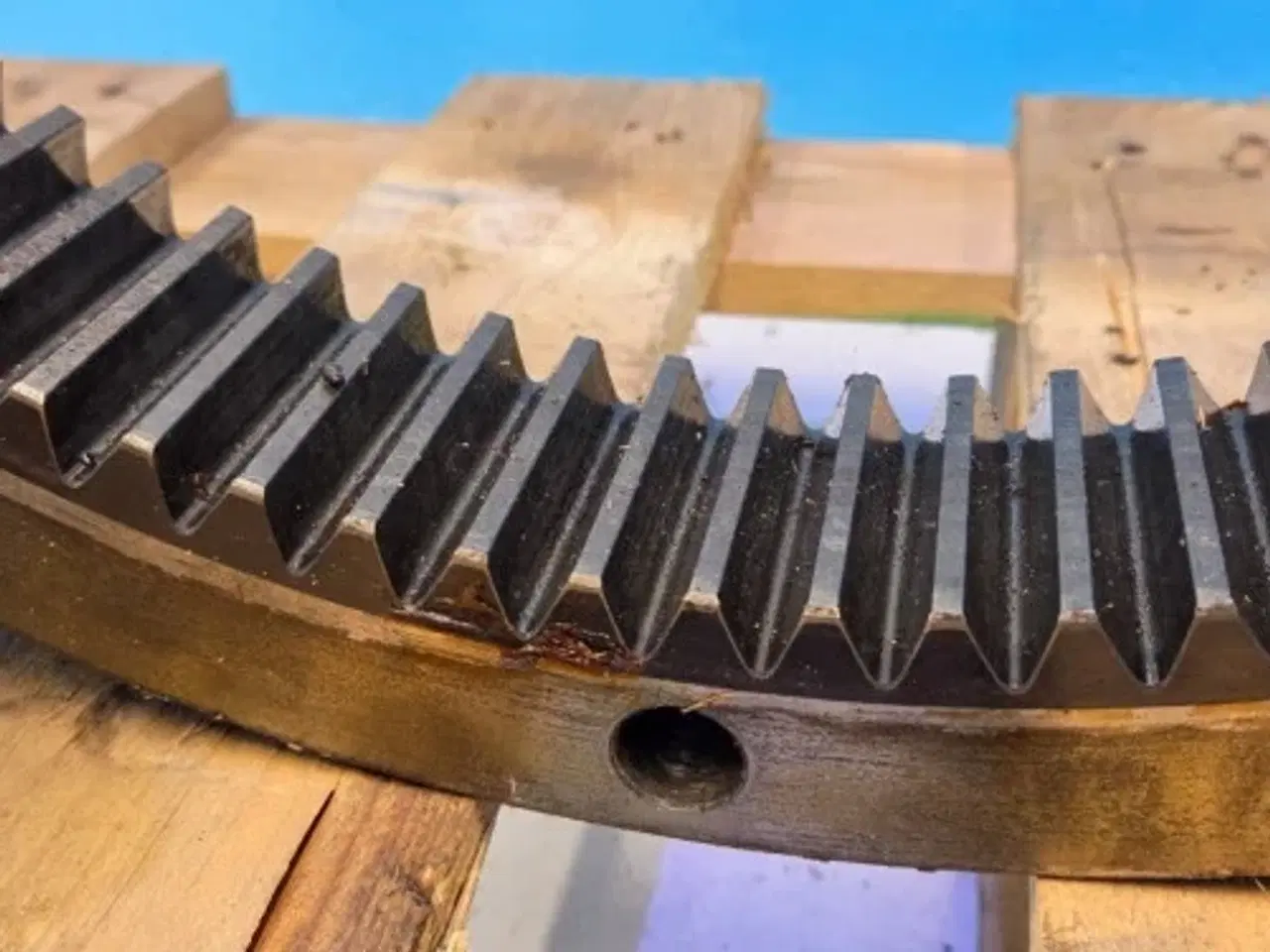 Billede 9 - New Holland TM165 Tandkrans 5165495