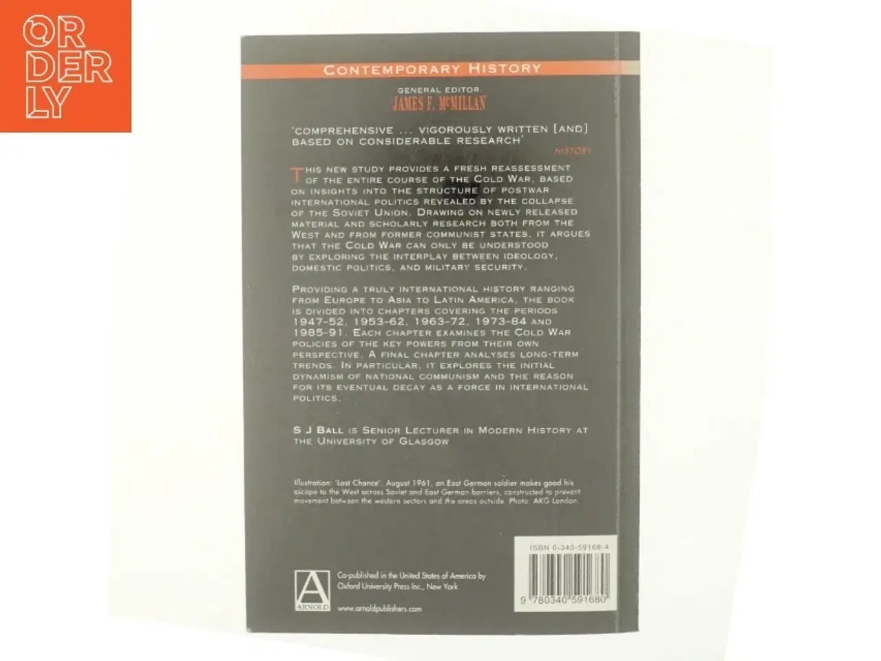Billede 3 - The cold war : an international history, 1947-1991 af S. J. Ball (Bog)