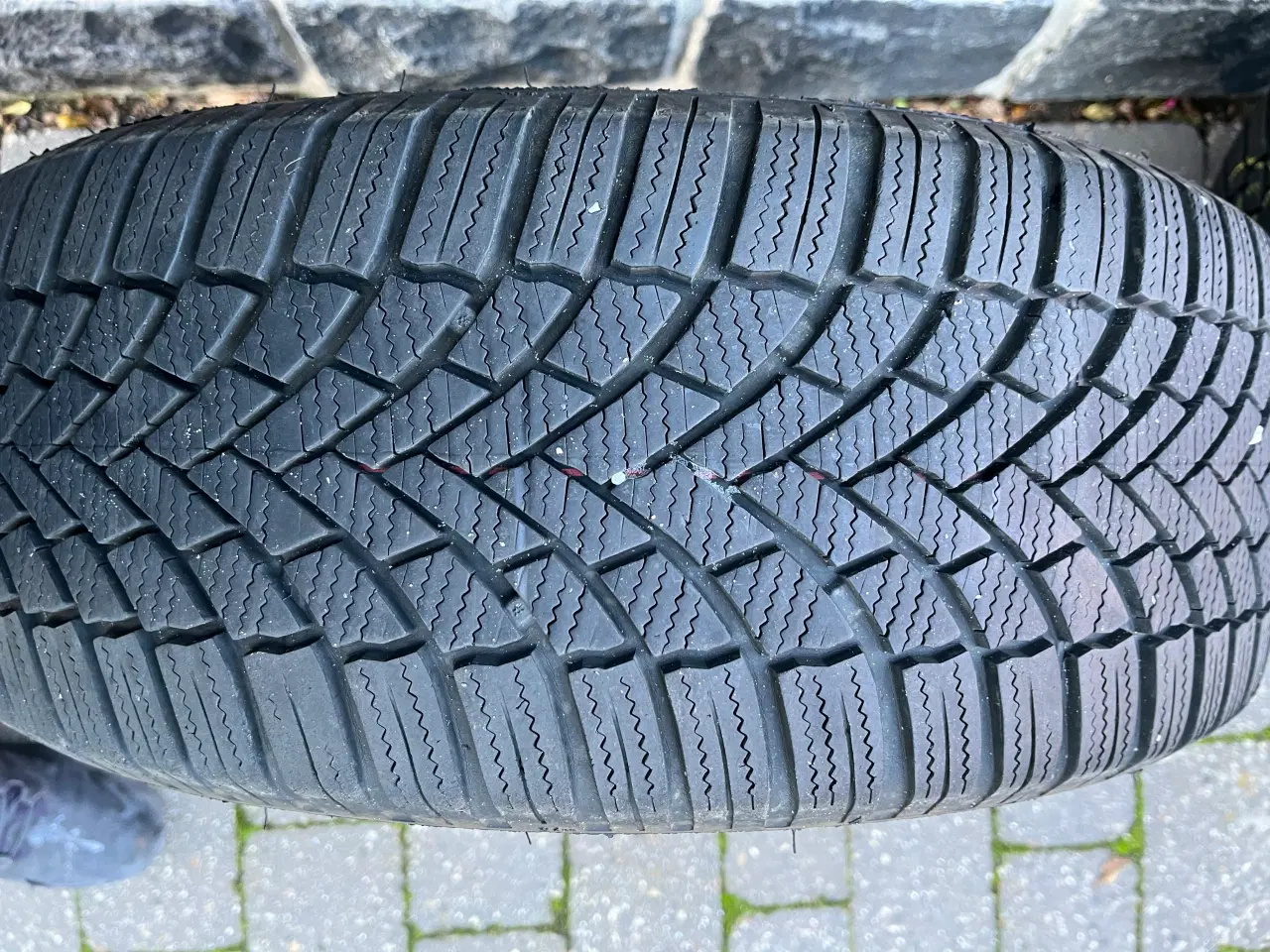 Billede 4 - Stålfælge med gode vinterdæk til nyere Opel Corsa