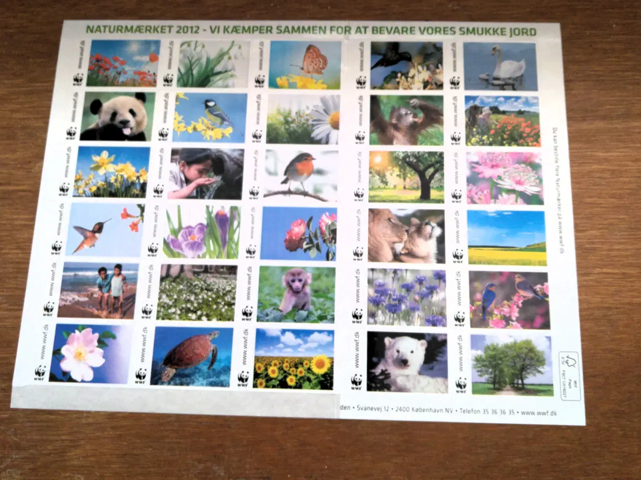 Billede 5 - Danmark, WWF Naturmærker 2007 -2020.