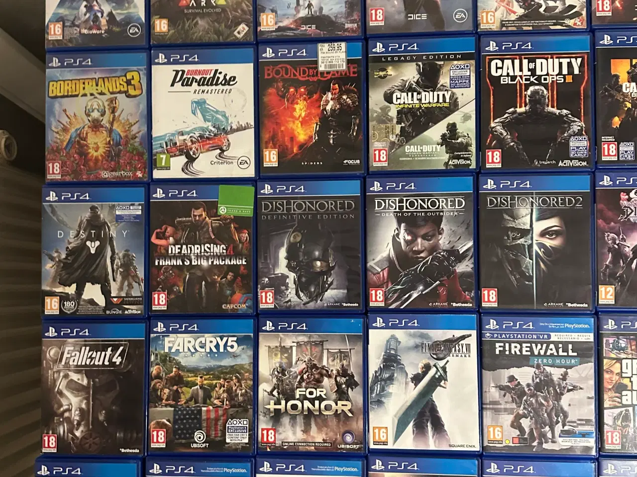 Billede 4 - 83 Stk Playstation 4 / PS4 Spil. De fleste til 100