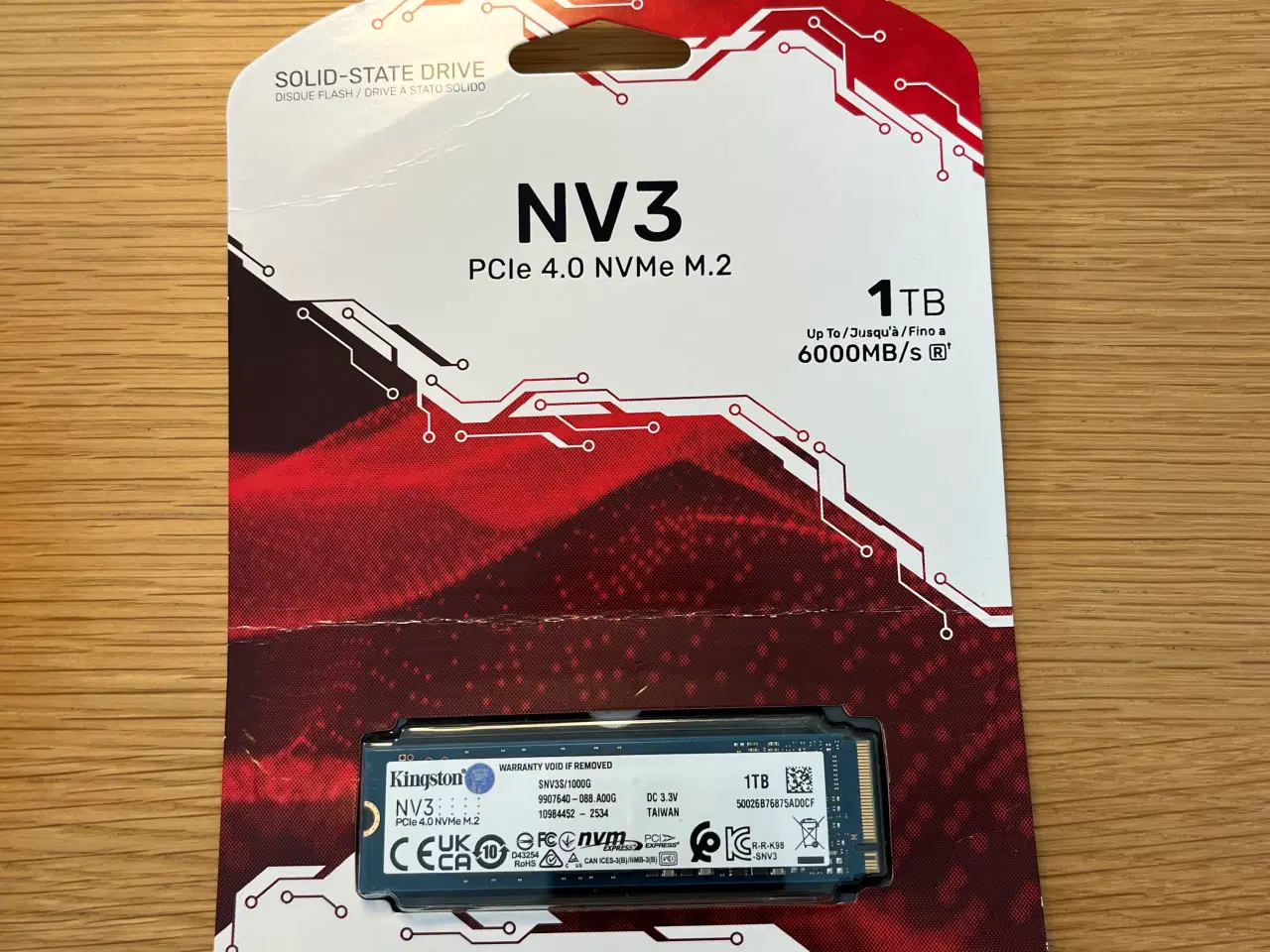 Billede 1 - Kingston NV3 M.2 internal SSD (1TB)