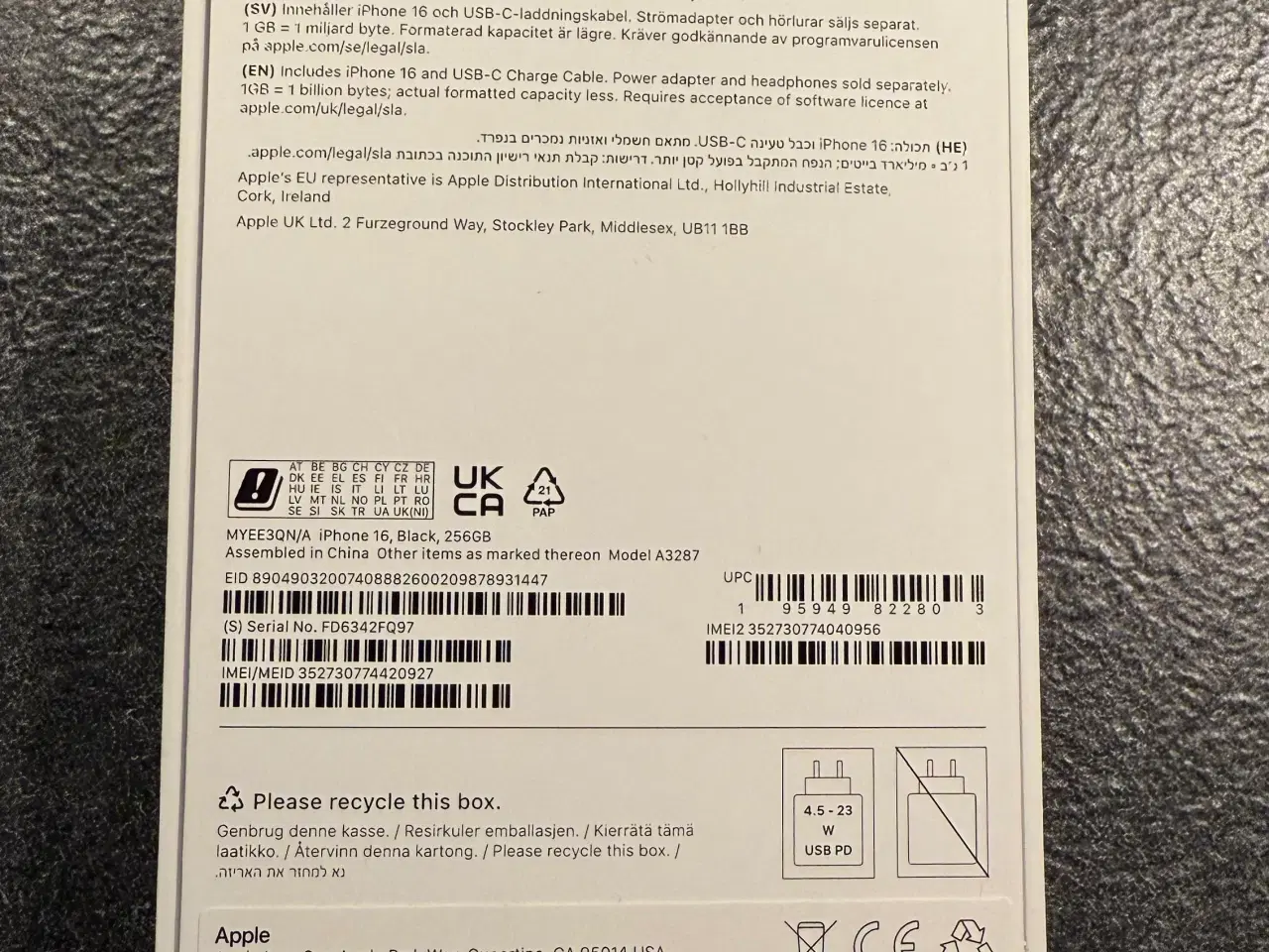 Billede 6 - iPhone 16 256 gb 2 måneder gammel med kvittering 