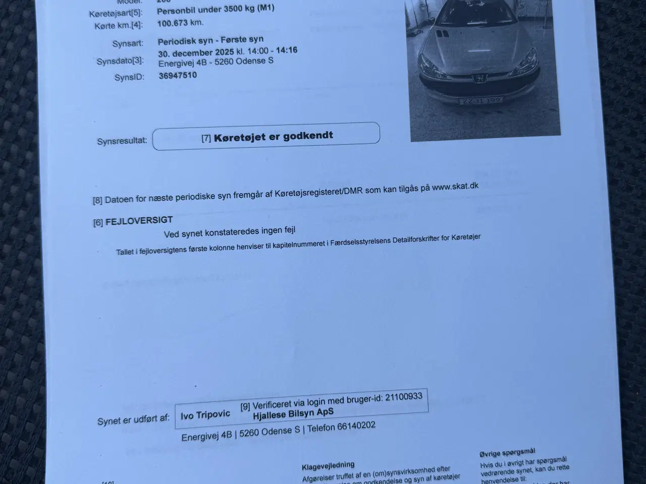 Billede 1 - Nysynet bybil