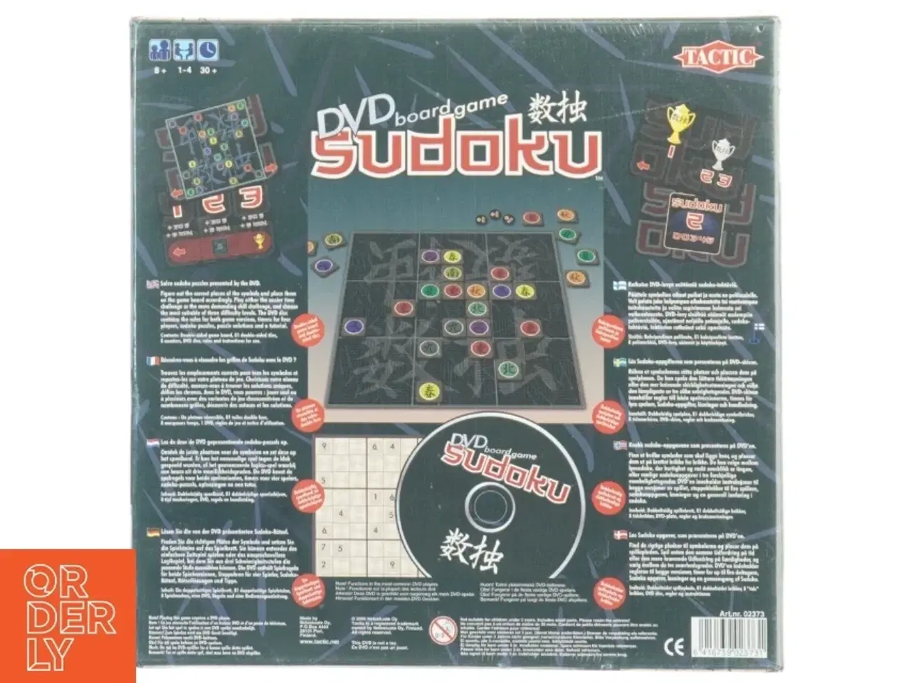 Billede 4 - Sudoku DVD-brætspil fra Tactic (str. 25 x 25 x 6,5 cm)