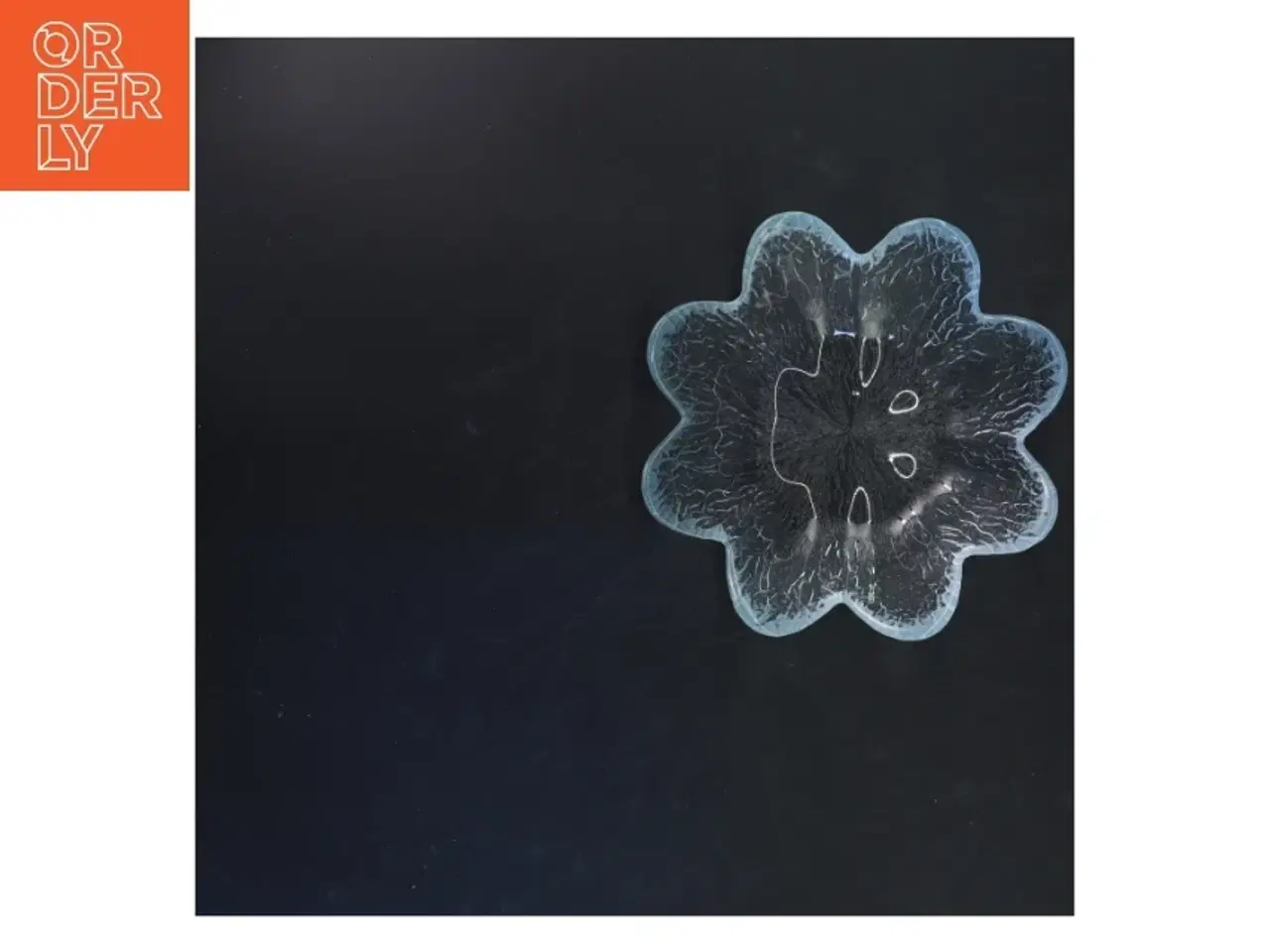 Billede 3 - Glas skål - koral fra Holmegaard (str. 8x20 cm)