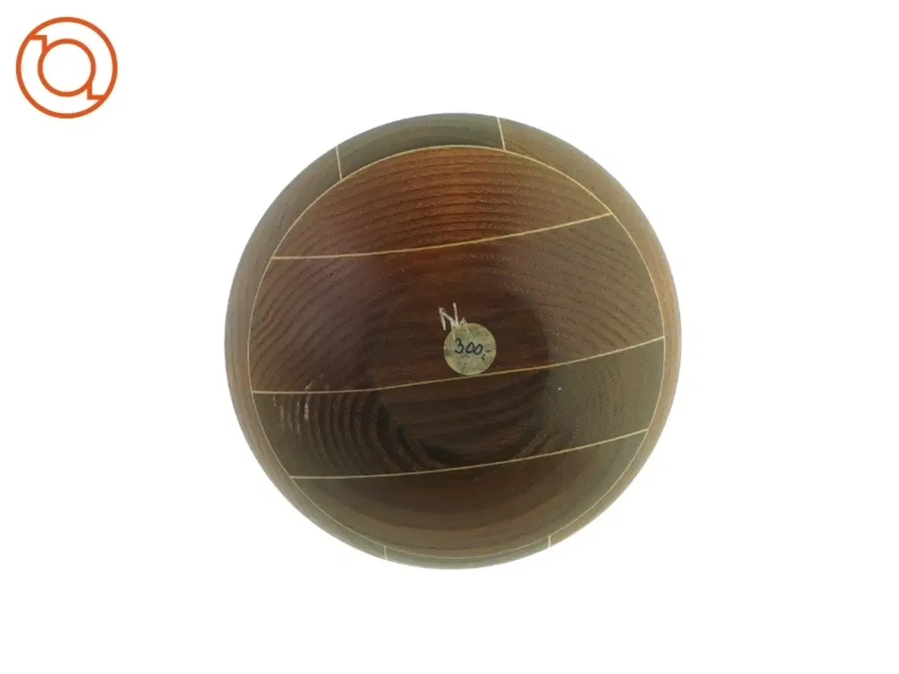 Billede 3 - Skål i træ med mønster