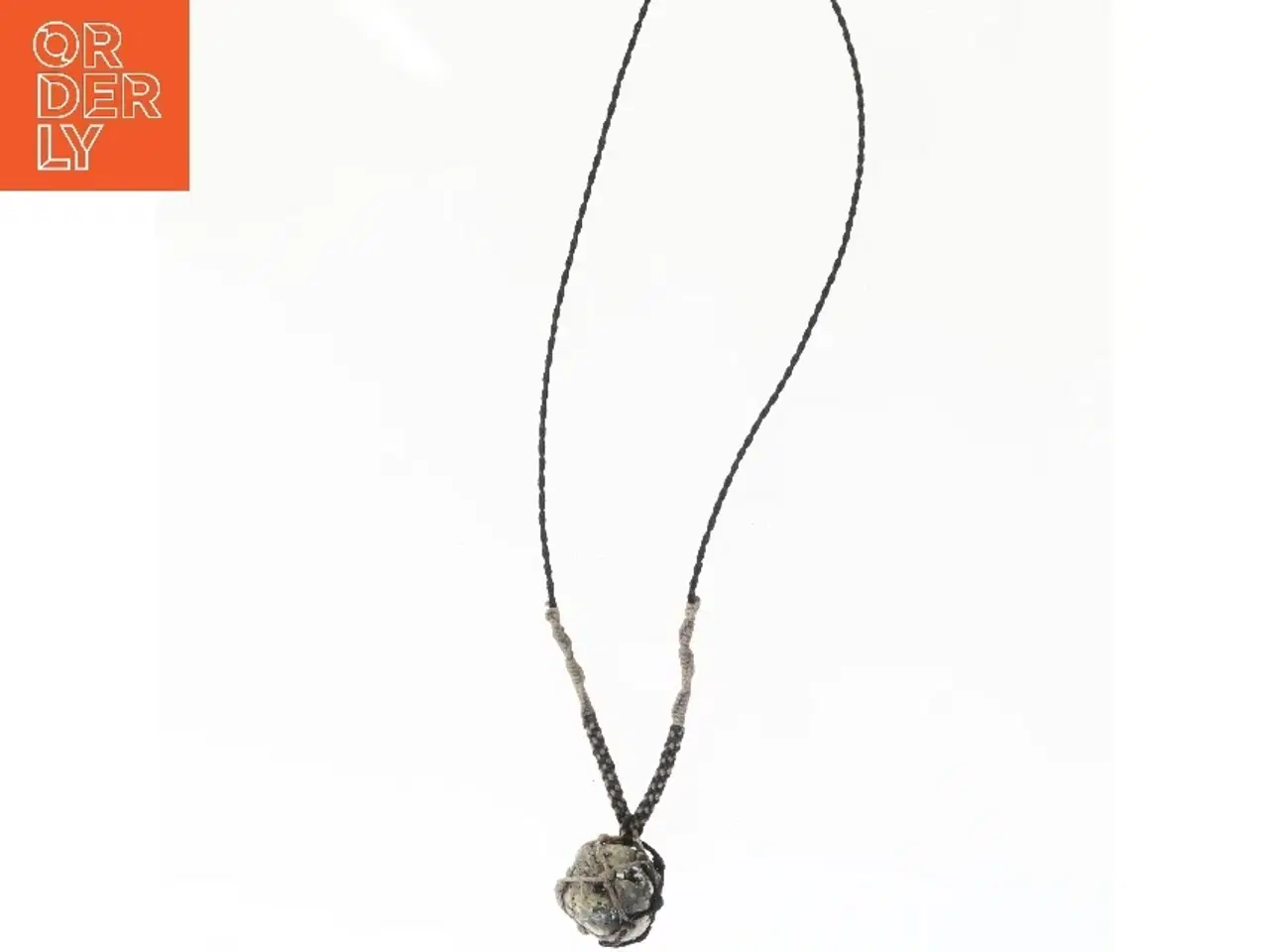 Billede 1 - Halskæde med krystal (str. 40 cm)