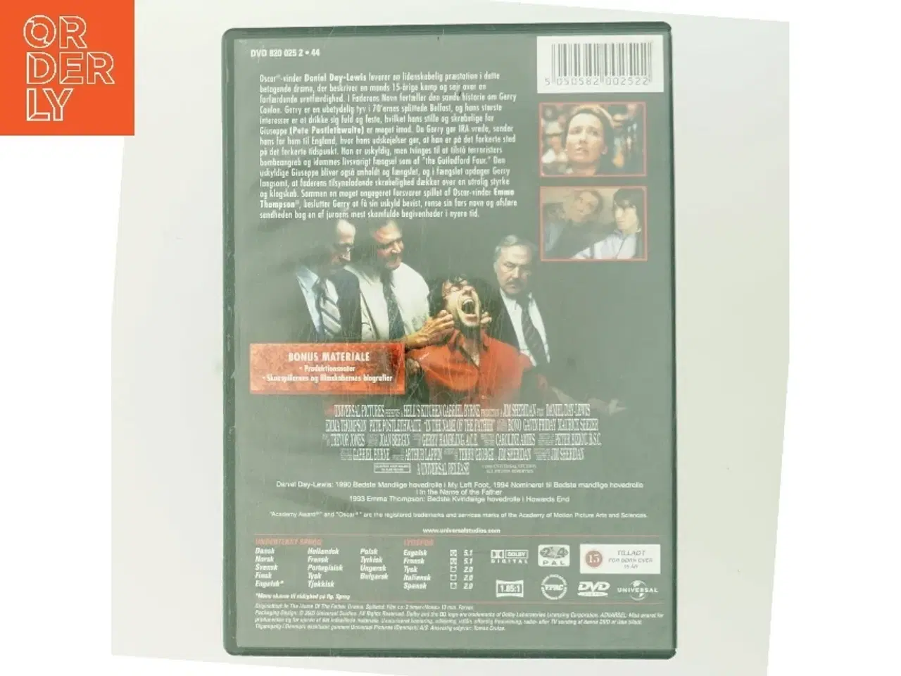 Billede 3 - In the Name of the Father - Daniel Day Lewis (DVD)