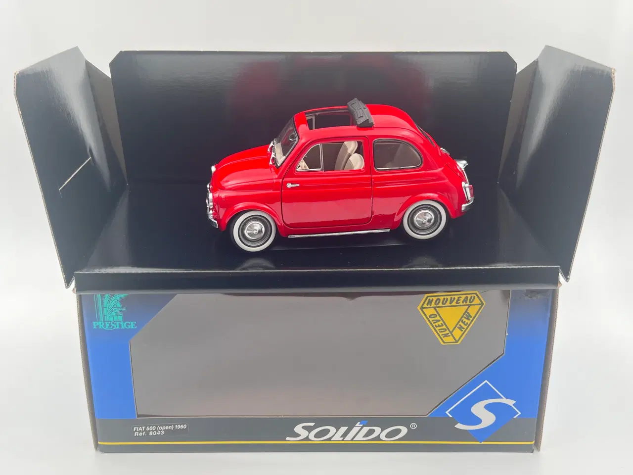 Billede 8 - 1960 Fiat 500 Open- 1:16 / 1:18  Sjælden model