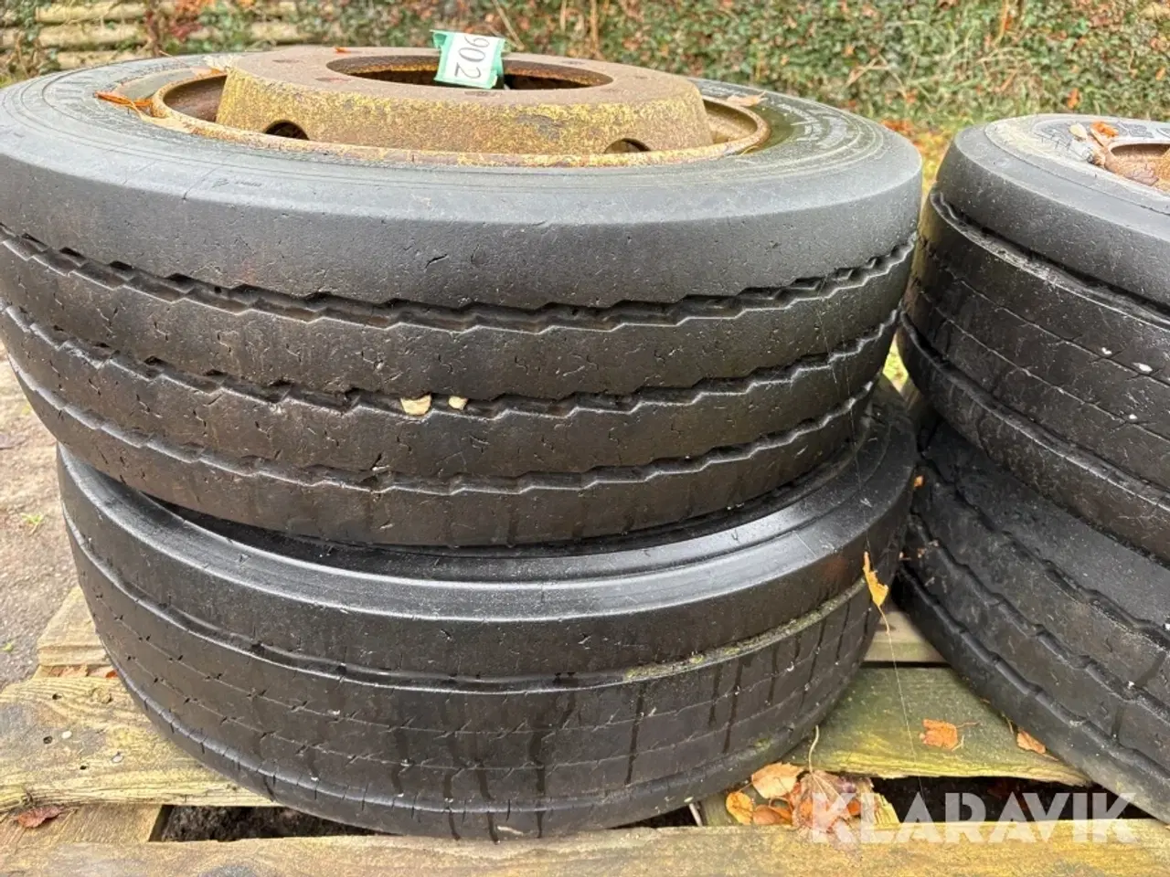 Billede 11 - Dæk med fælg Dunlop og michellin