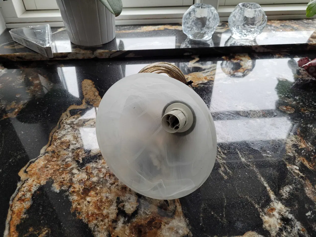 Billede 2 - 11 stk. Herstal glas lamper 