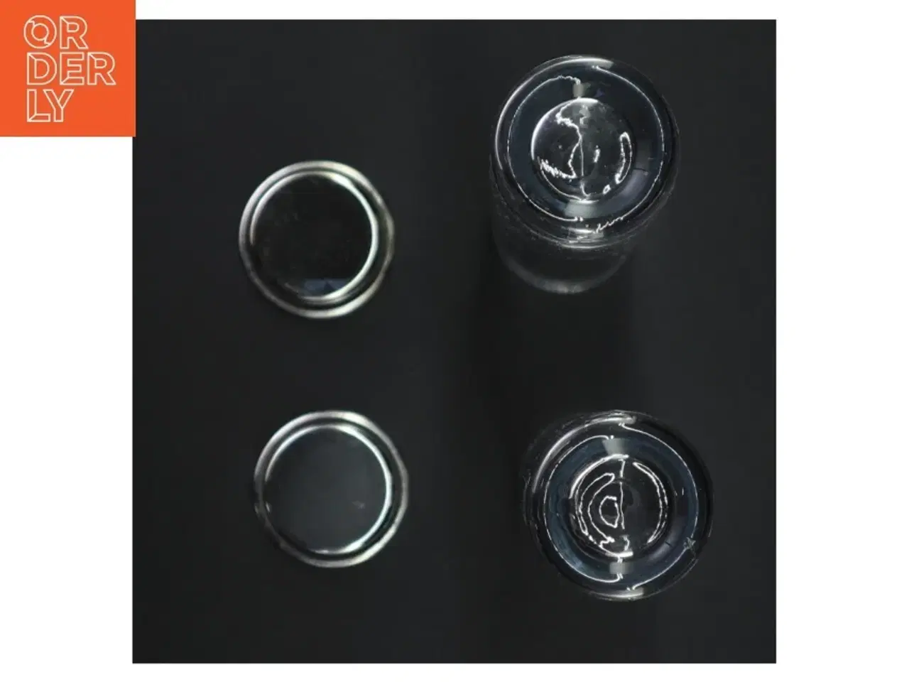 Billede 2 - Gennemsigtige glasvaser (str. 19 x 4 cm)