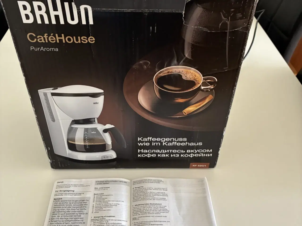Billede 3 - Kaffemaskine - Braun CafeHouse PurAroma KF 520/1