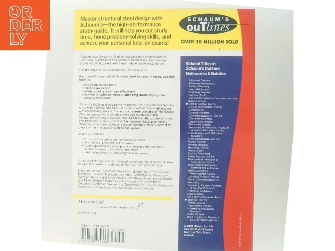 Billede 3 - Schaum's Outline of Structural Steel Design af Abraham J. Rokach (Bog)