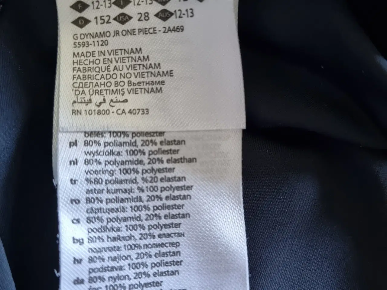 Billede 4 - Arena badedragt str 152 - sort