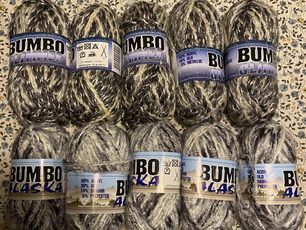 Billede 1 - Bumbo Glimer & Alaska garn