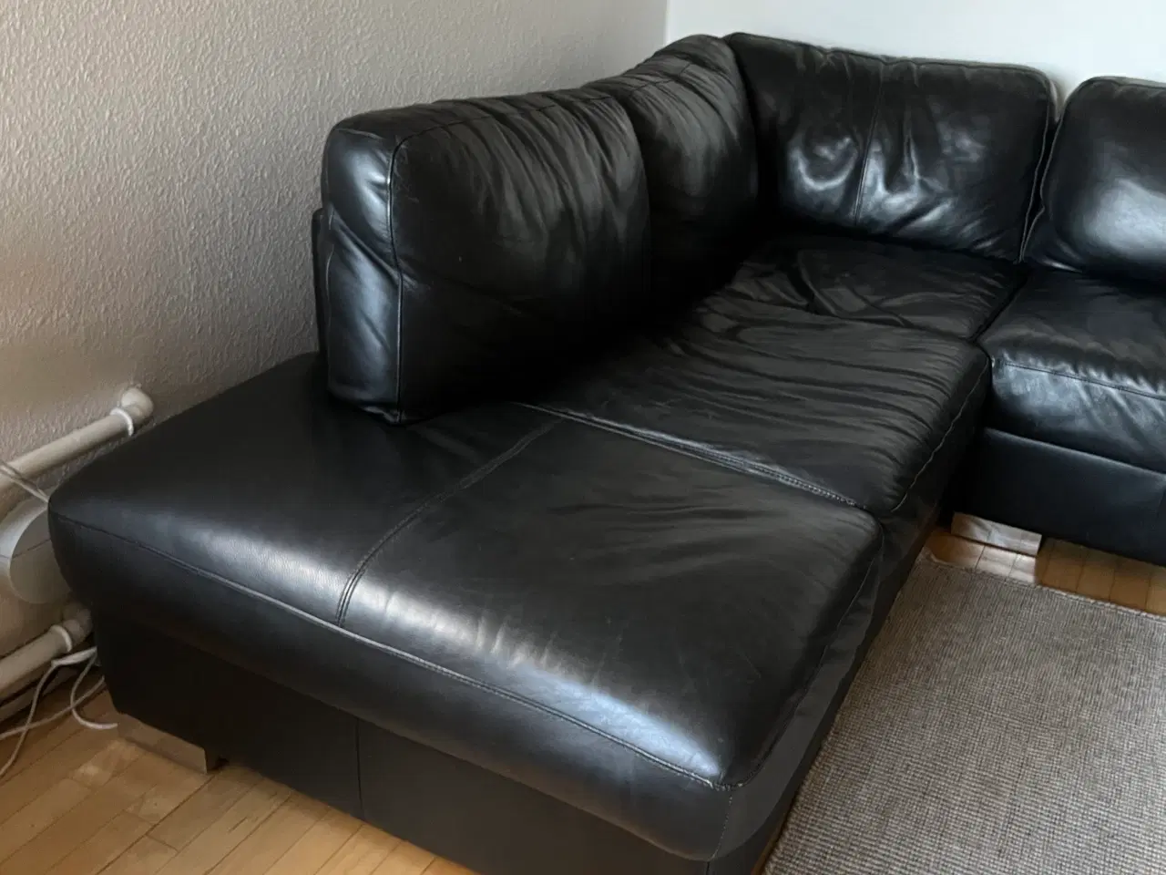 Billede 2 - Hjørnesofa i læder
