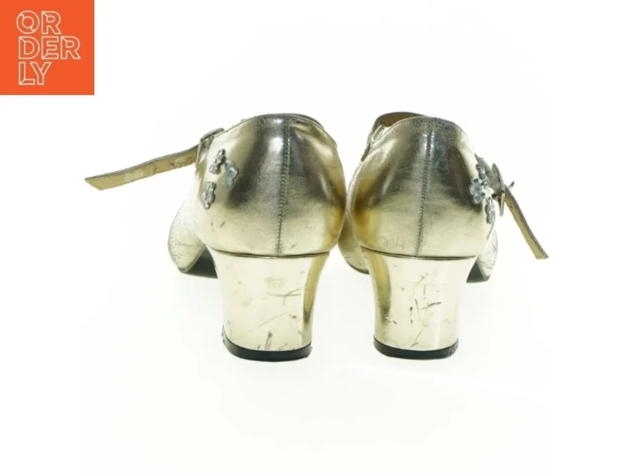 Billede 4 - Guldsko med hæl fra Souza (str. 33)