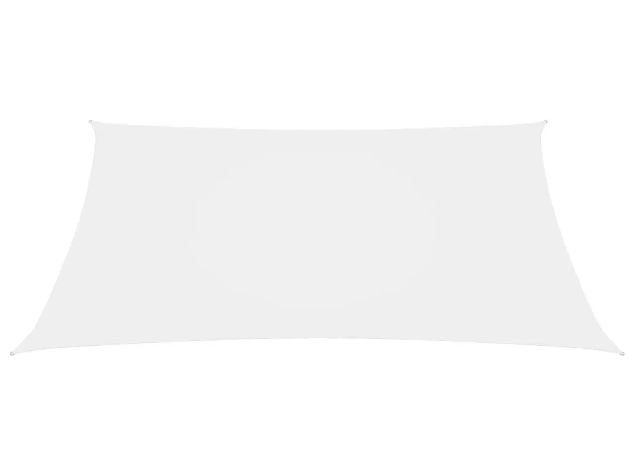 Billede 3 - Solsejl 2x2 m firkantet oxfordstof hvid