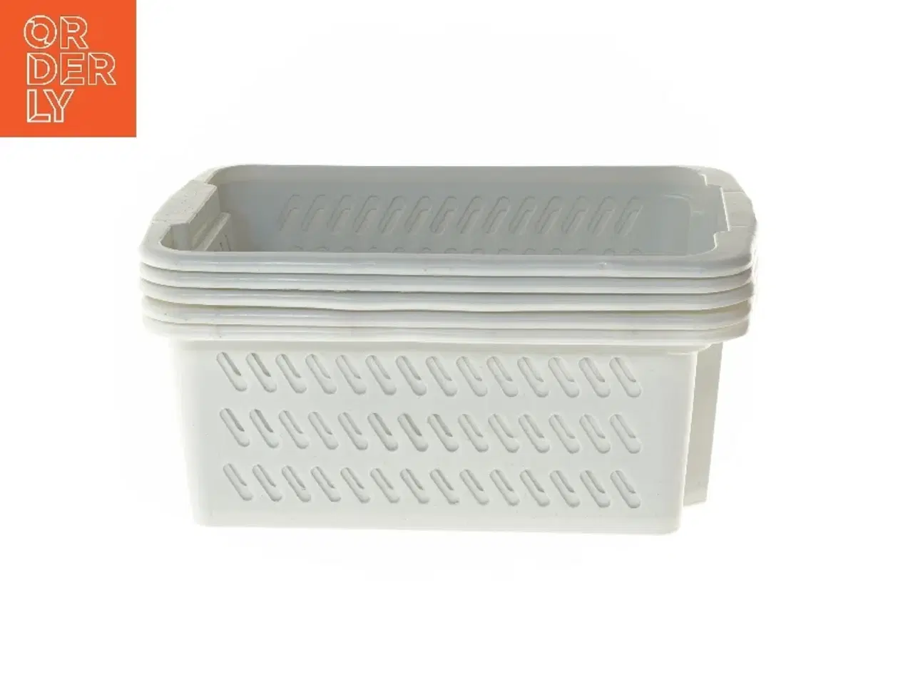 Billede 1 - Plastopbevaringskurve fra Plast Team (str. 5 styk, 27x17x10 cm)