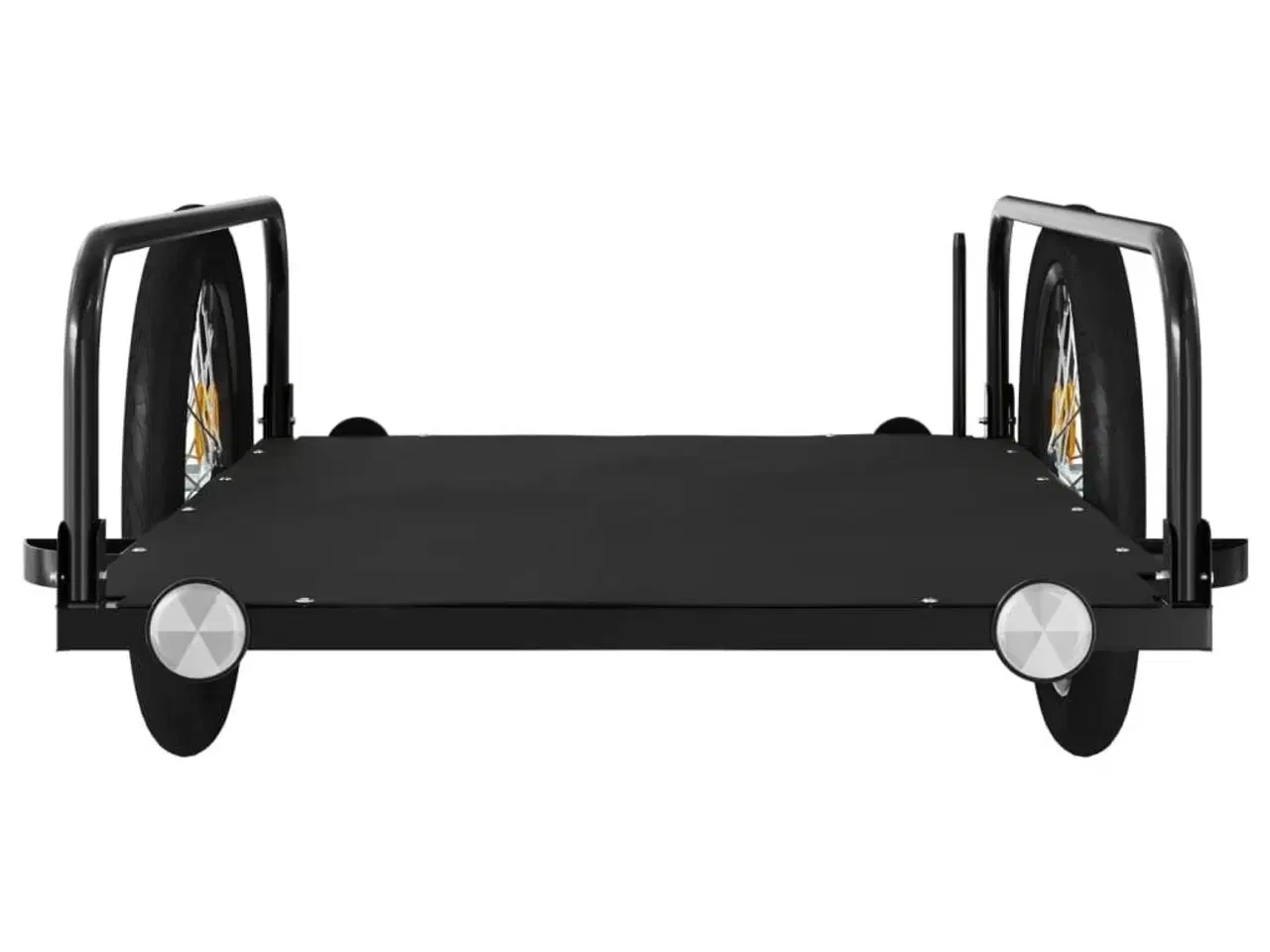 Billede 6 - Cykelanhænger 135x70x37 cm jern sort