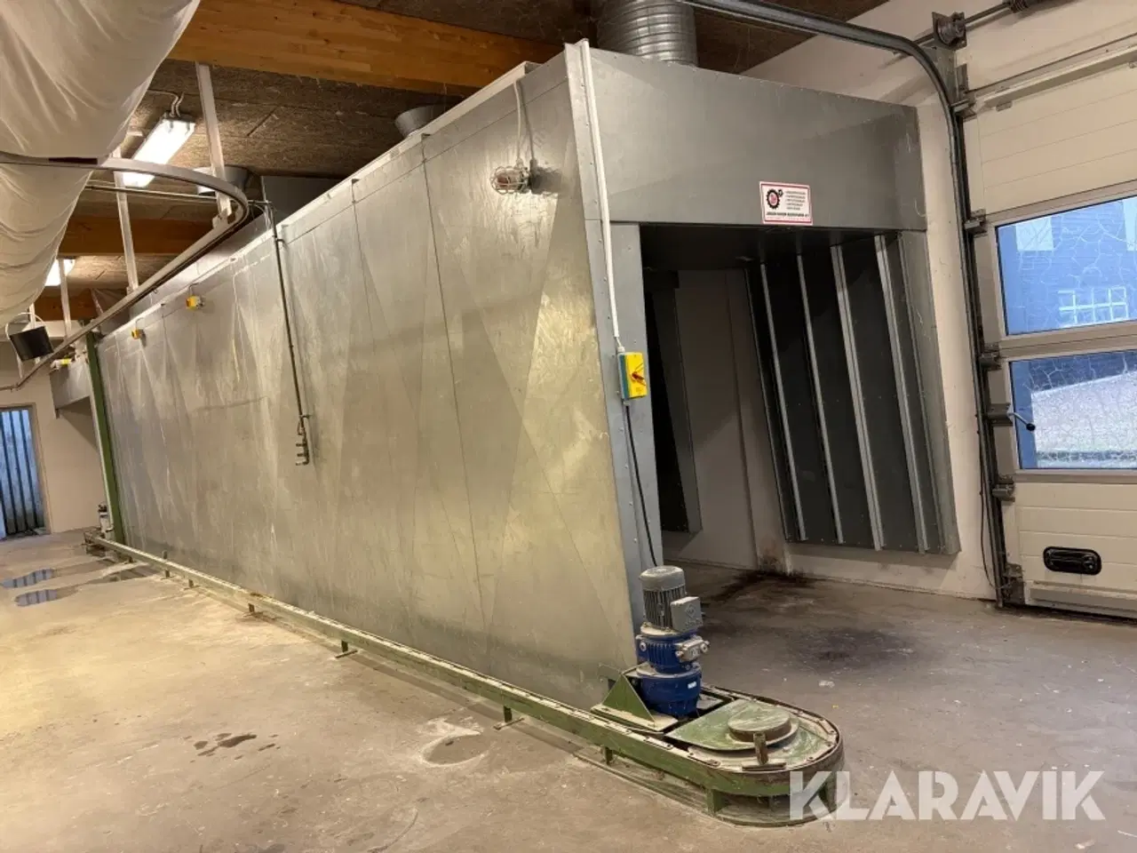 Billede 1 - Komplet lak-kabine, med tørretunel og udsugning