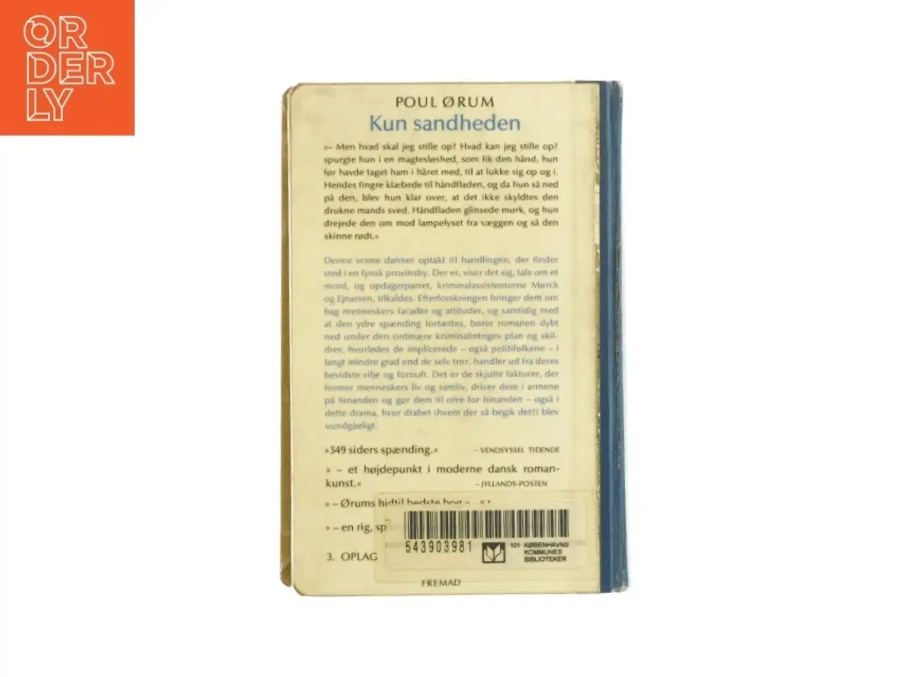 Billede 2 - Kun sandheden af Poul Ørum (bog)