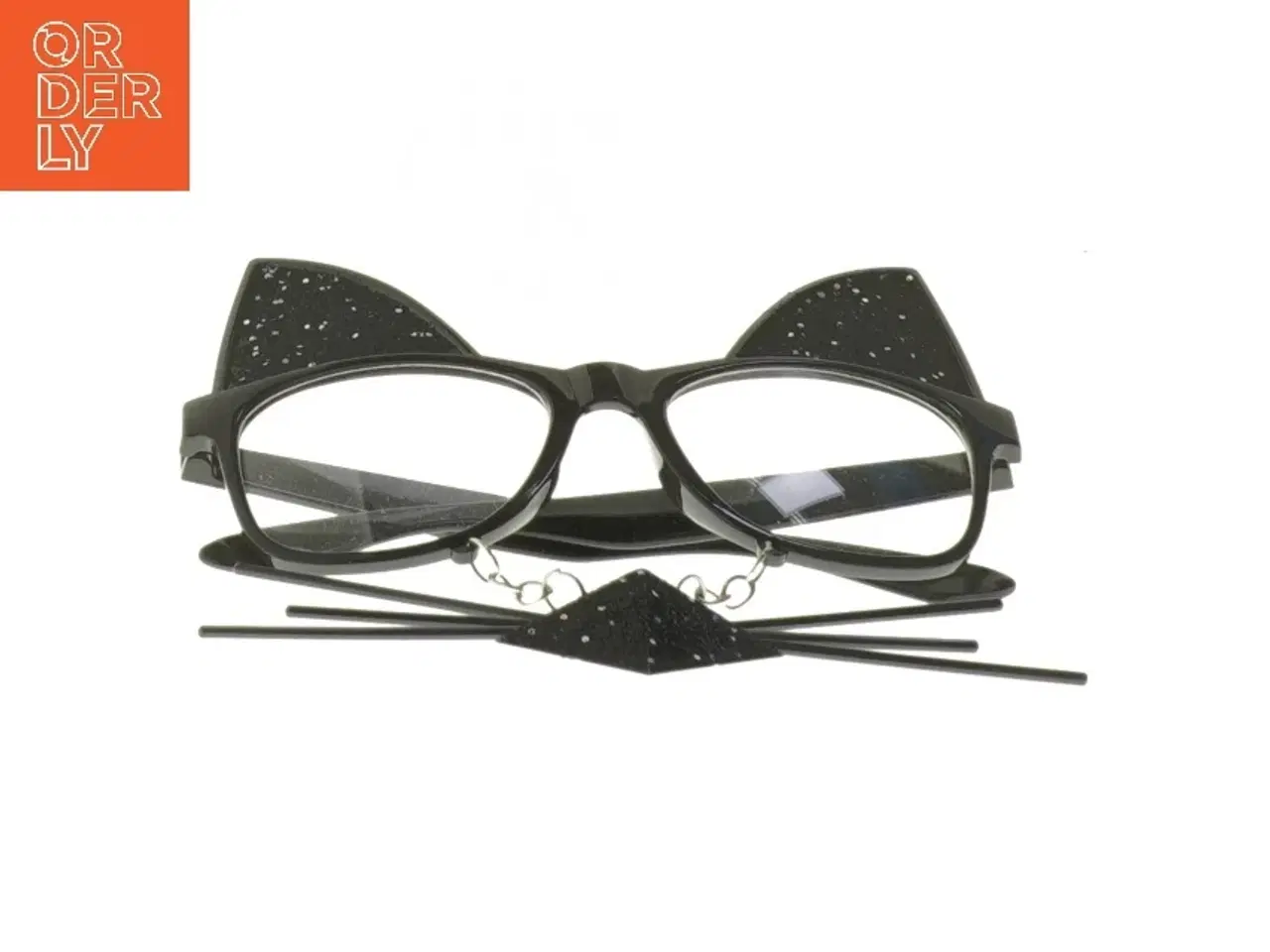 Billede 3 - Sjove kattebriller med ører og knurhår (str. 14 cm)