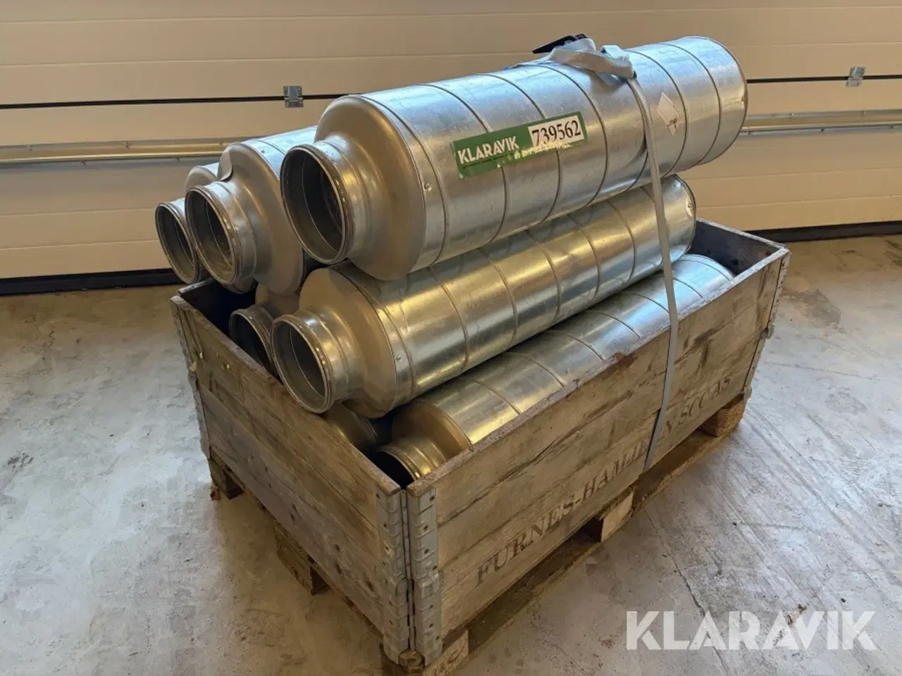 Billede 1 - Lyddæmpere Lindab SLU 160 900 til ventilation 8 styk