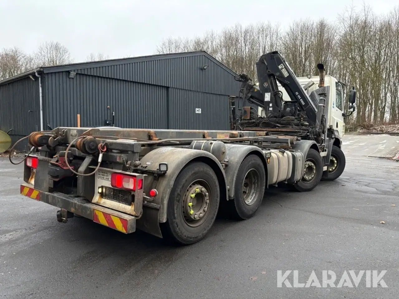 Billede 4 - Lastbil DAF CF 460 med wirehejs og kran