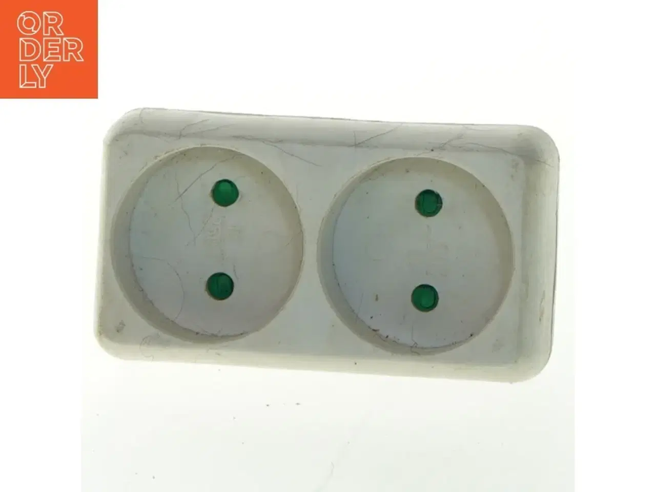 Billede 2 - Stikdåse med to udtag (str. 9 cm)