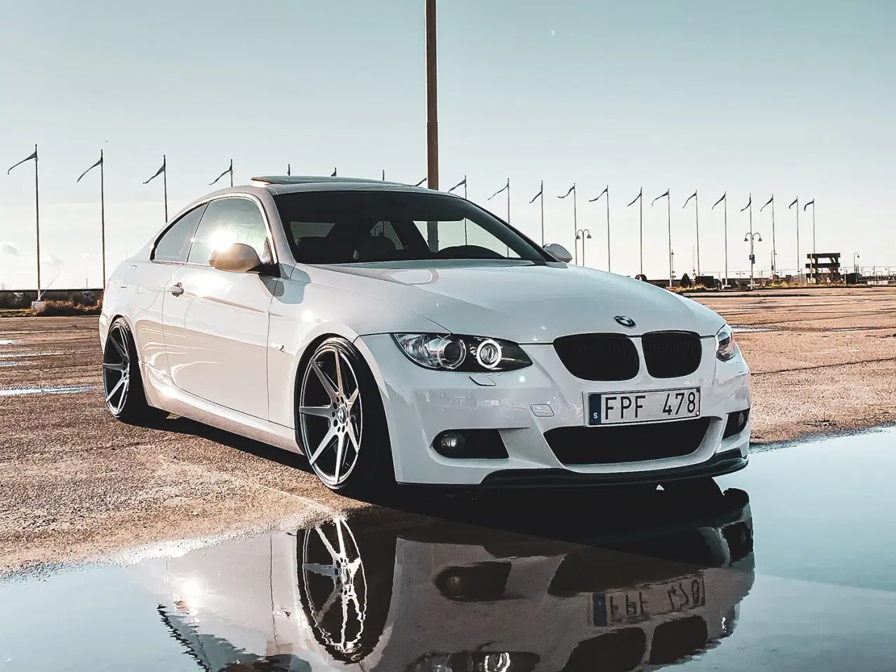 Billede 2 - BMW 20" næsten nye alufælge Tpms, Nye dæk,