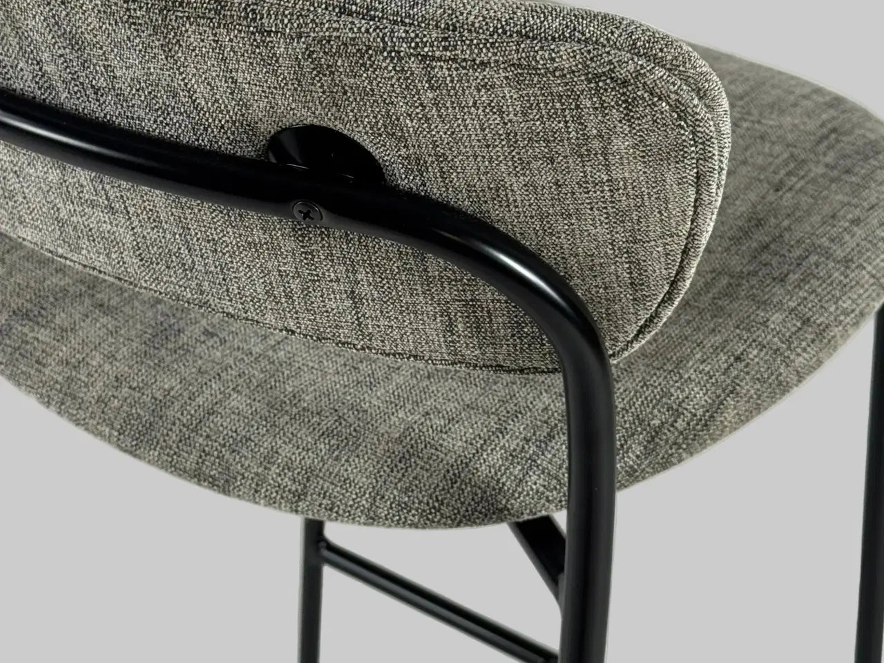 Billede 6 - &tradition Pavilion Barstol – Grå med Sort Stel SH 65 cm