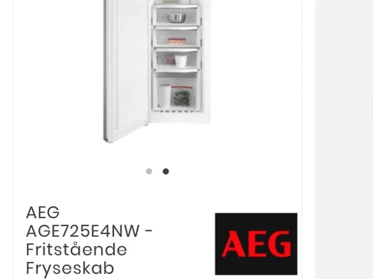 Billede 10 - AEG AGE725E4NW fryseskab