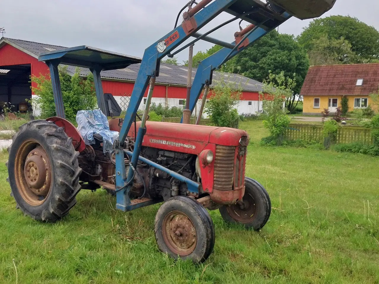 Billede 3 - MF 65 M.  Fuldhydraudisk Læsser og krybegear 