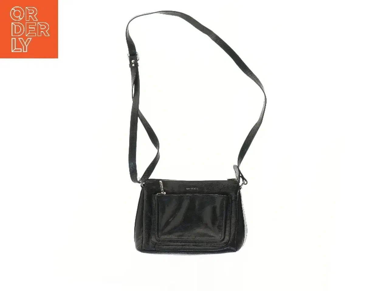 Billede 2 - Læder skuldertaske fra The Monte (str. 18x9x27 cm)