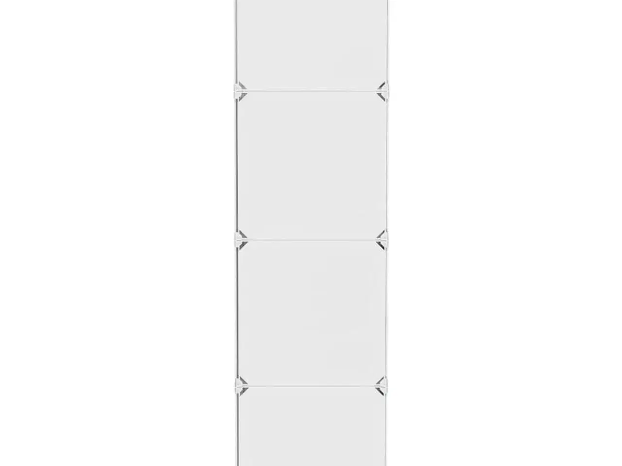 Billede 4 - Kubeopbevaringsskab til børn med 10 kuber hvid PP